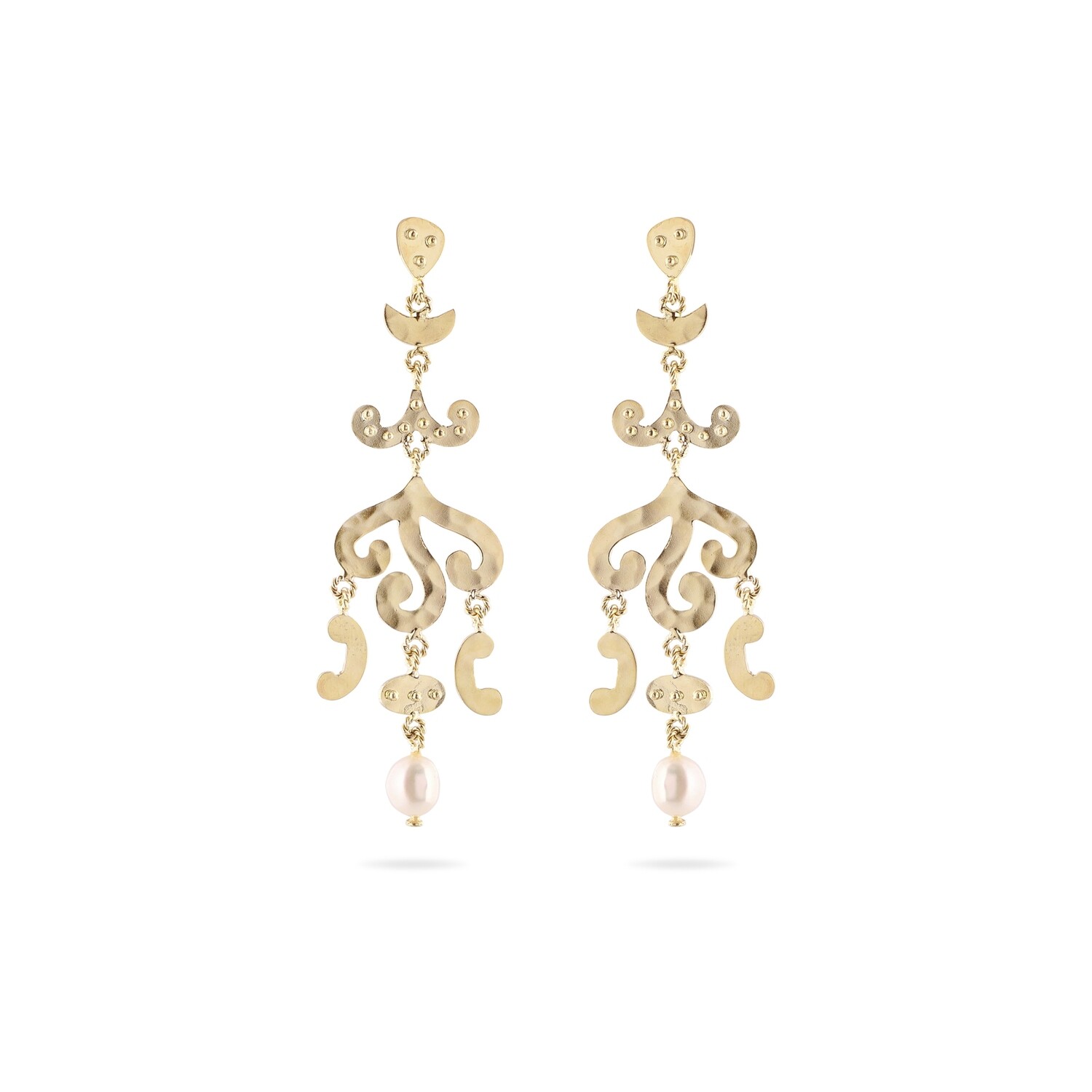 Coral Dance Small Earrings
