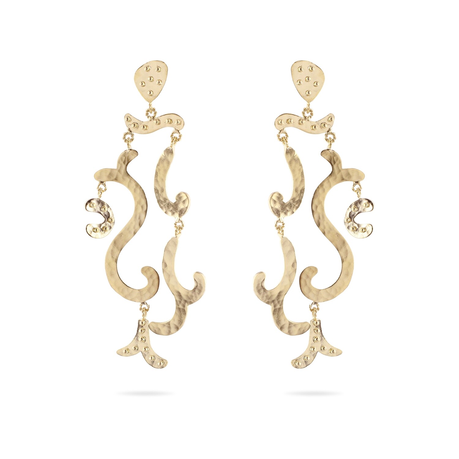 Coral Whisper Earrings