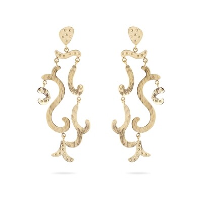 Coral Whisper Earrings