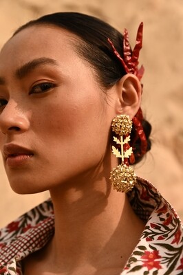 The Emperor&#39;s Flower Earrings