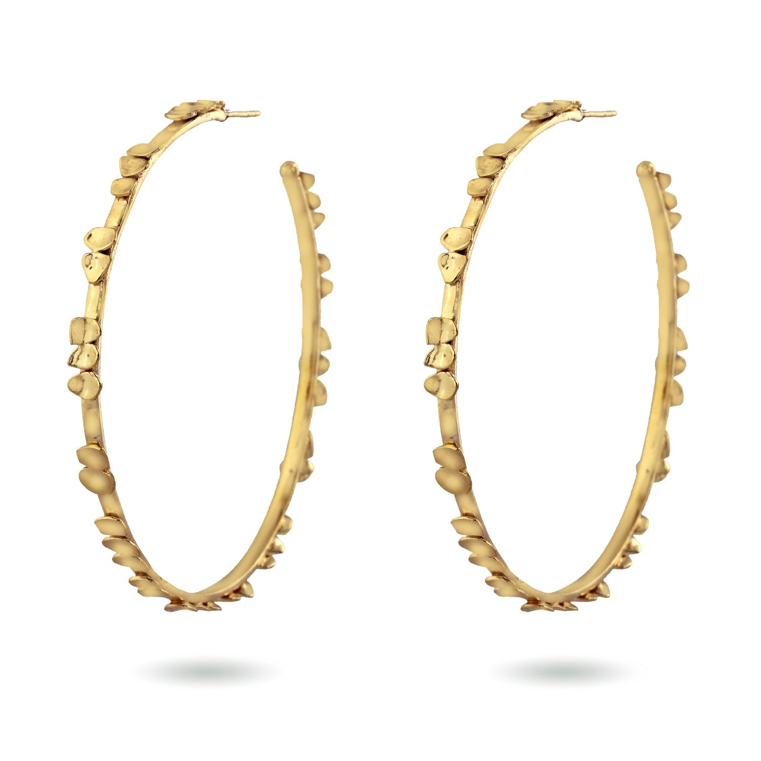 Morning Dew Hoops Earrings - Large