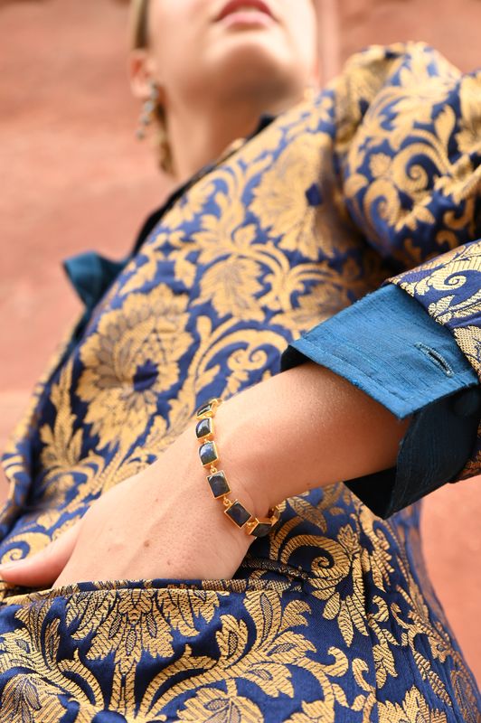 Kandahari Bracelet - Labradorite