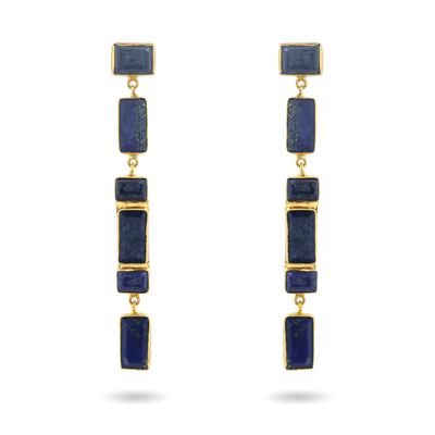 Salima Earrings - Lapis Lazuli