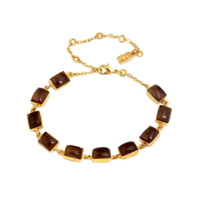 Kandahari Bracelet - Smokey Quartz