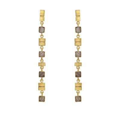Galla Earrings - Labradorite
