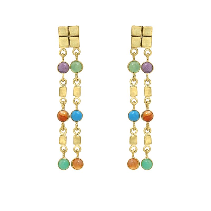 Galla Duo Earrings - Multi