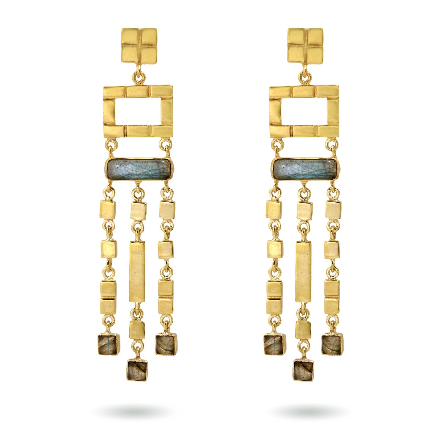 Aureliana Earrings - Labradorite