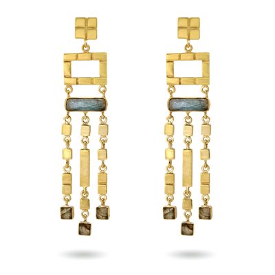 Aureliana Earrings - Labradorite