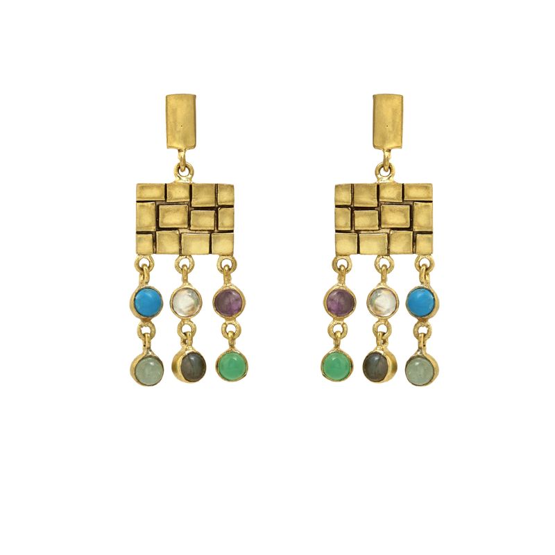 Tessera Earrings - Multi