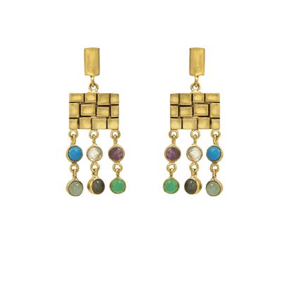 Tessera Earrings - Multi