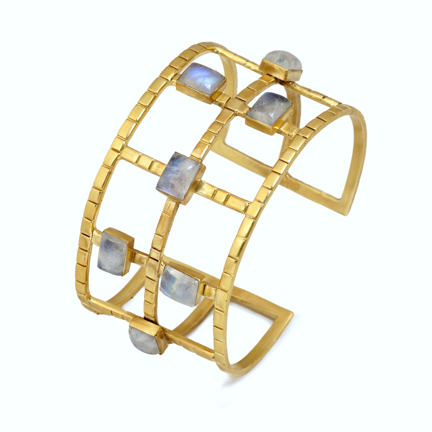 Ravenna Cuff - White Moonstone