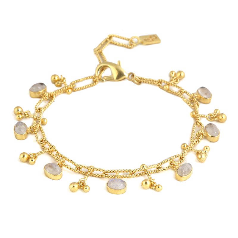 Nympha Bracelet - White Moonstone