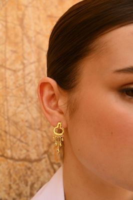 Pyxis Earrings Small - White Moonstone