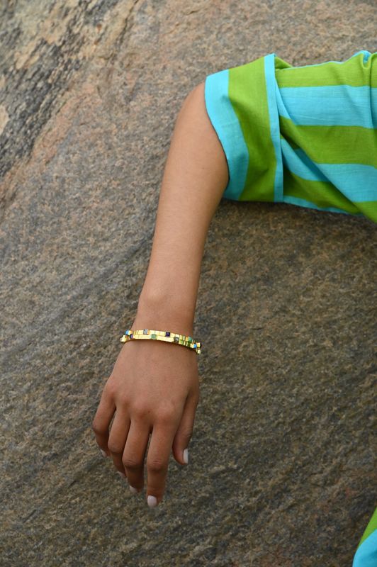 Aurea Bangle - White Moonstone