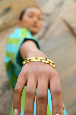Aurea Bangle - Labradorite
