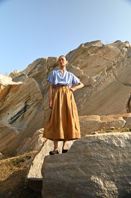 The Amalia Skirt - Beige