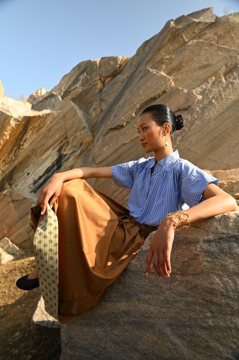 The Amalia Skirt - Beige