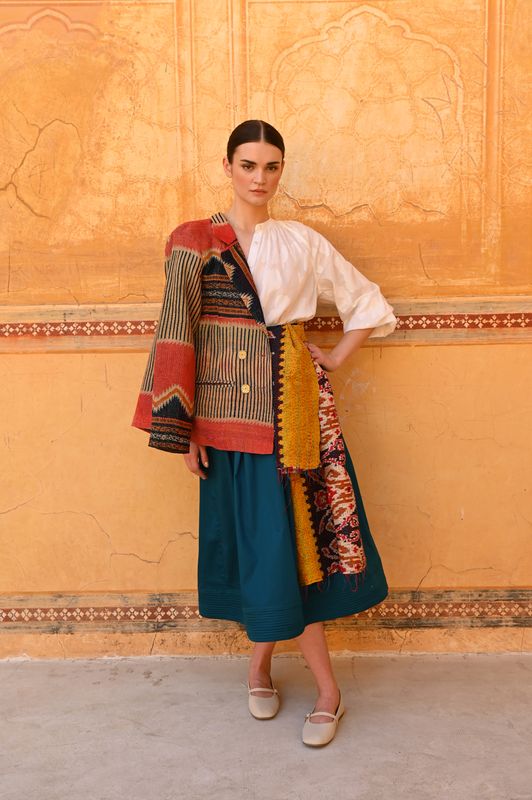 The Amalia Skirt - Blue