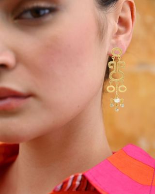 Attica Earrings - White Moonstone