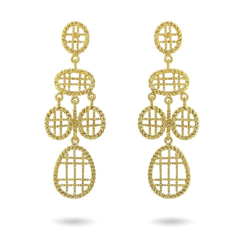 christine bekaert jewelry handcrafted gold-plated sitara small dangle earrings 