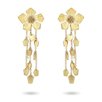 christine bekaert jewelry handcrafted gold-plated eternelle dangle small earrings also detachable studs 