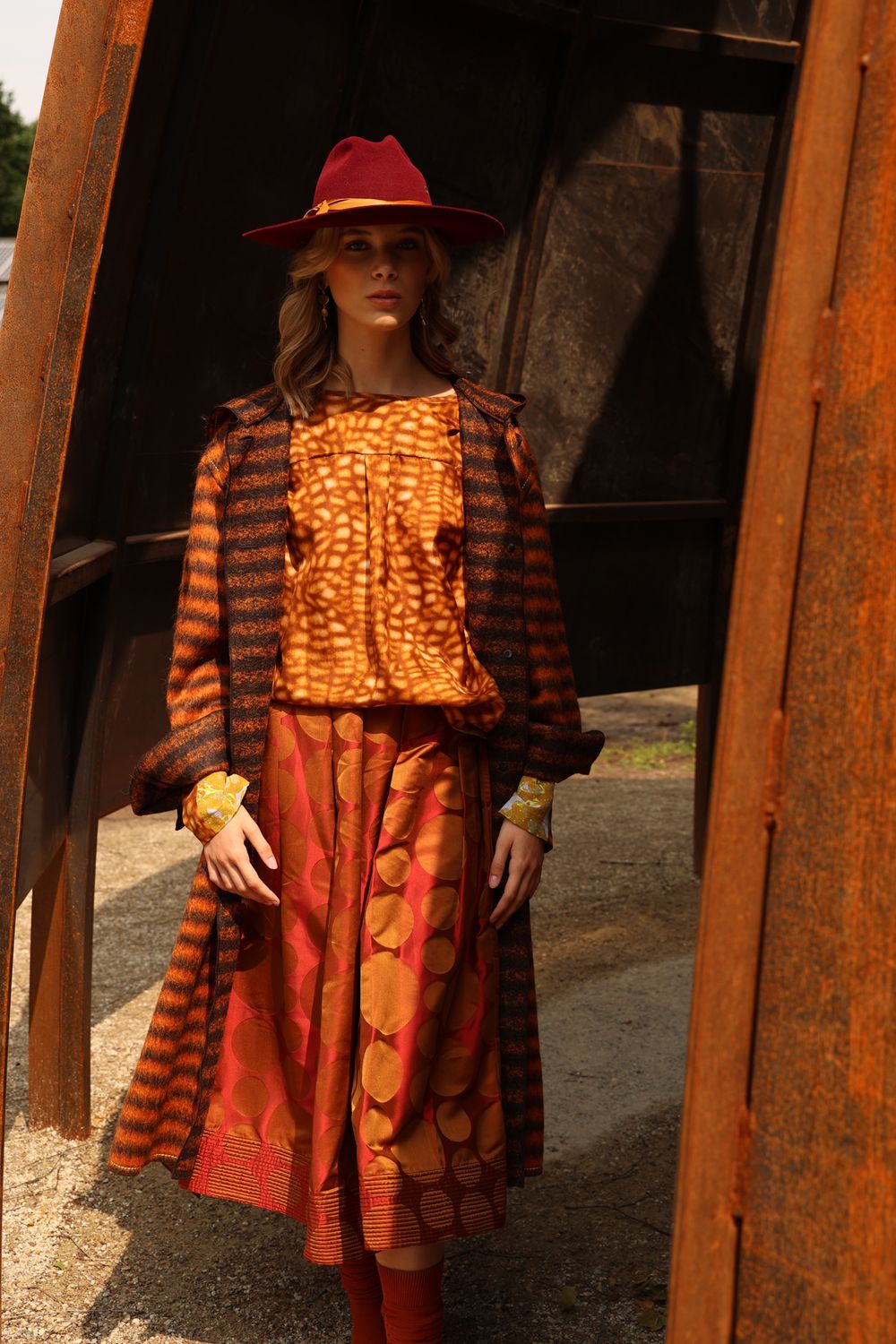 The Calliope Blazer and Amalia Skirt