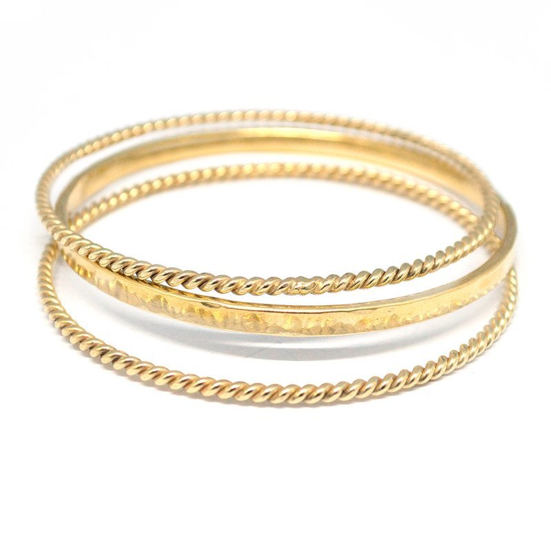 Trio Bangle Flat