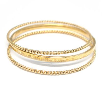Trio Bangle Flat