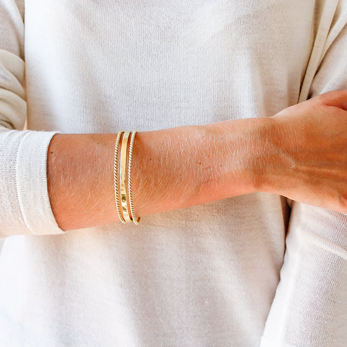 Trio Bangle Flat