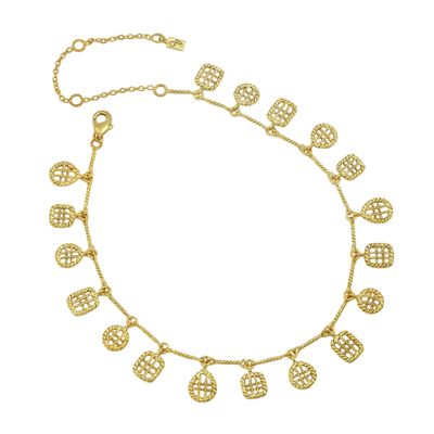 christine bekaert jewelry handcrafted gold-plated statement noori beads necklace 