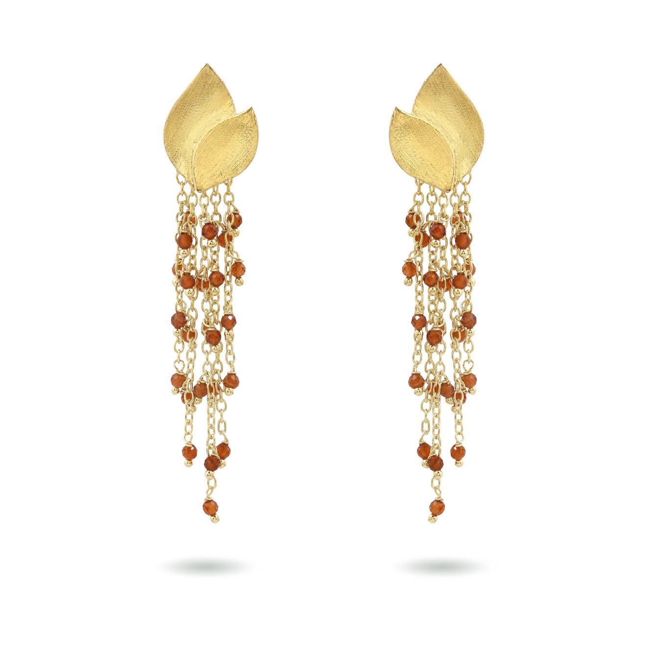 The Spring Dance Earrings - Hesonite