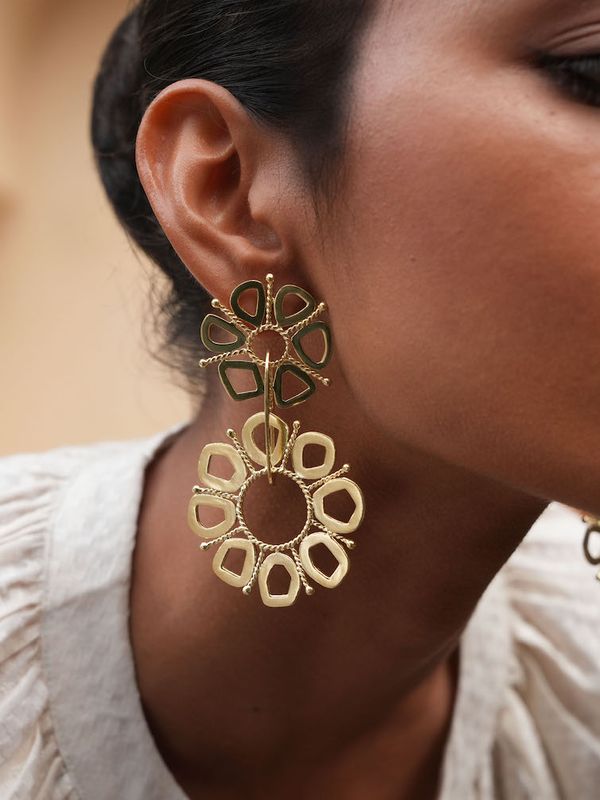 The Panache Duo Large Earrings