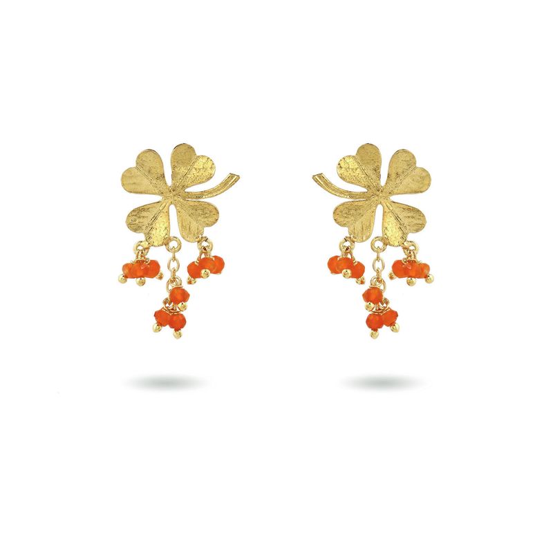 The Daily Blessings Small Earrings - Carnelian