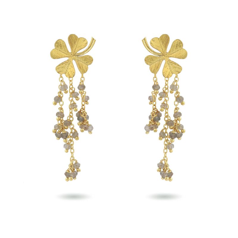 The Trust The Journey Earrings - Pearl