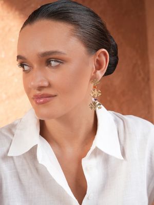The Lagoon Earrings - Labradorite