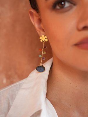 The Acanthus Earrings - Multi