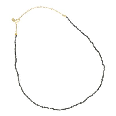 The Stella Necklace Short - Hematite