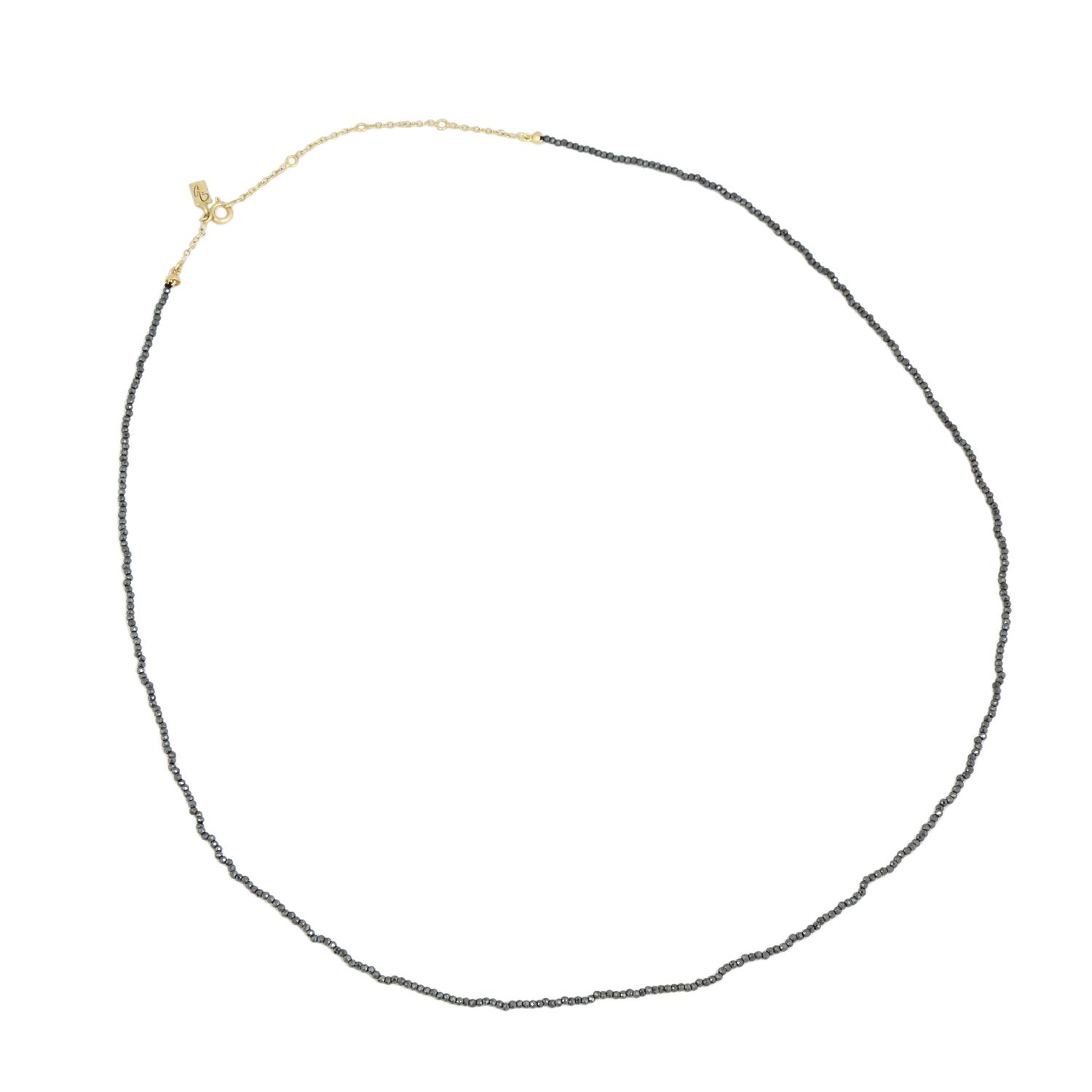 The Stella Necklace Medium - Hematite