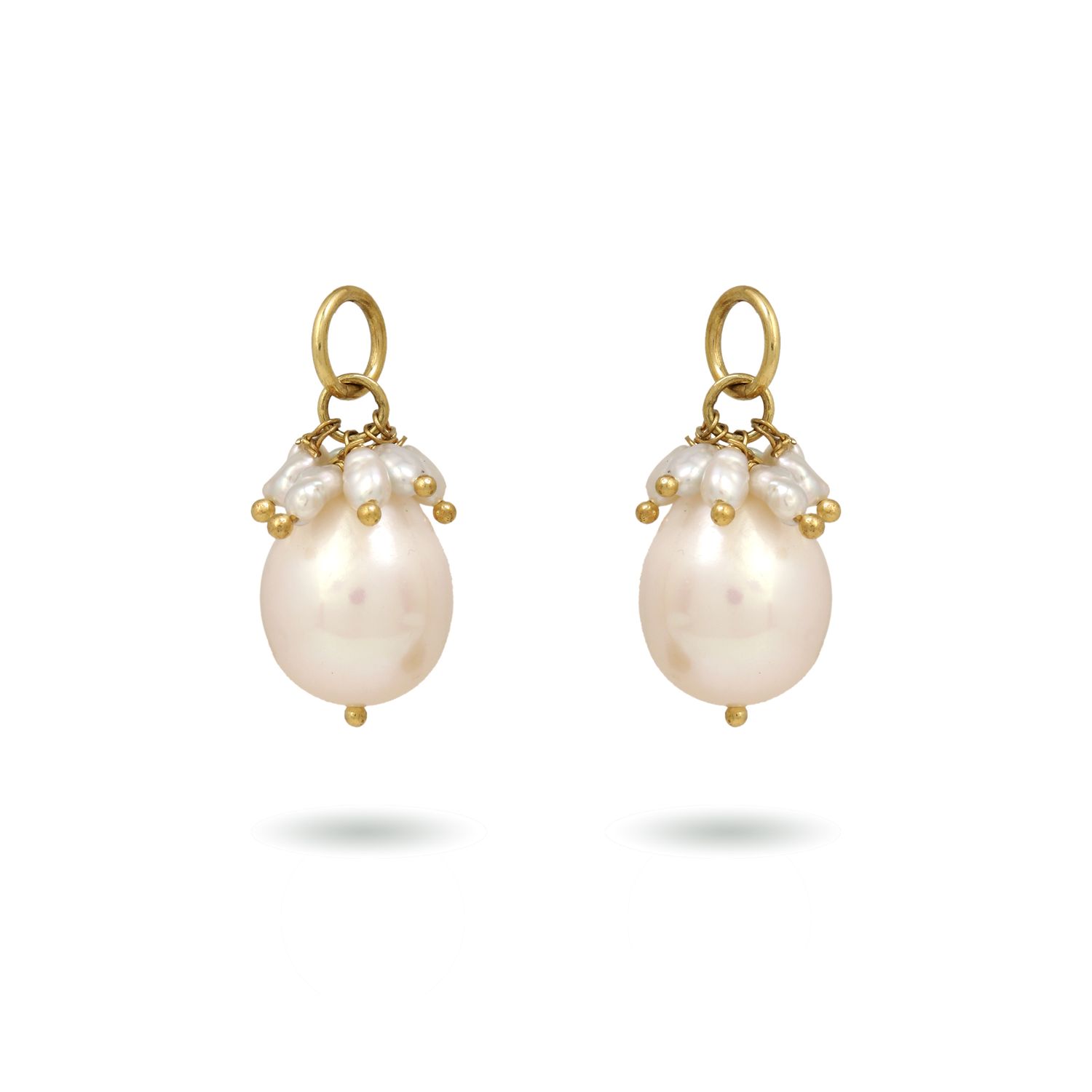 The Stella Earrings - Pearl + Pearl