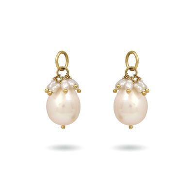 The Stella Earrings - Pearl + Pearl
