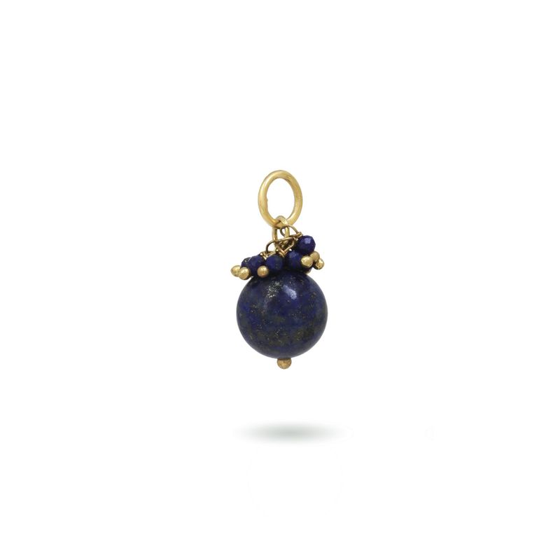 The Stella Pendant - Lapis Lazuli + Lapis Lazuli