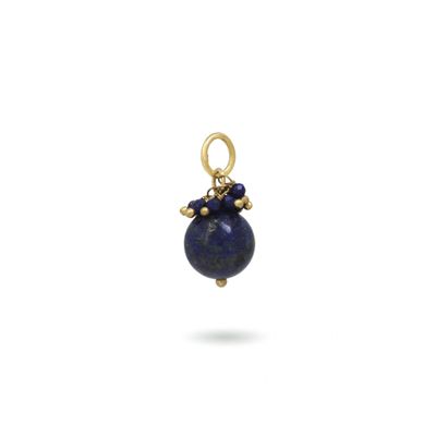 The Stella Pendant - Lapis Lazuli + Lapis Lazuli