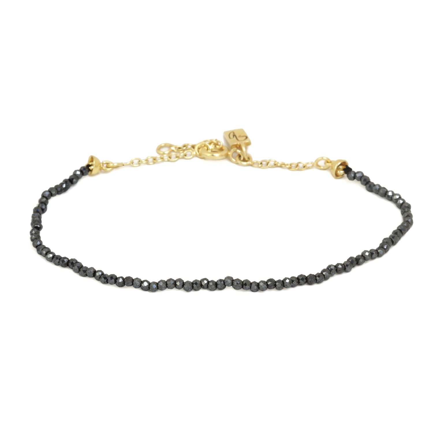 The Stella Bracelet Single - Hematite