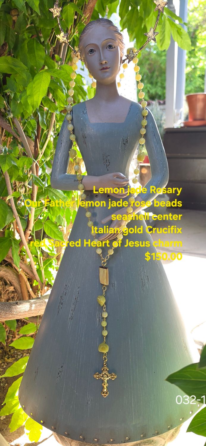 Lemon Jade Rosary Lemon Jade Rosary