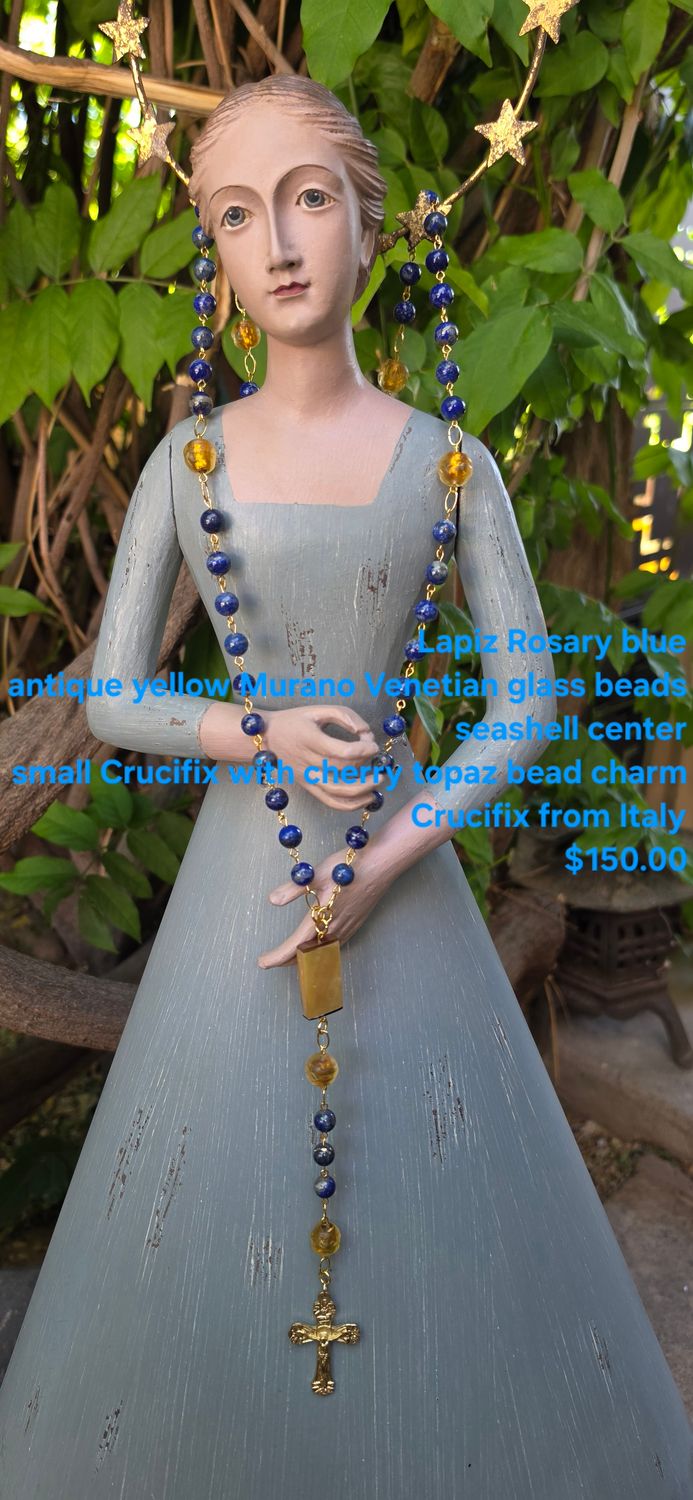 Lapiz Rosary Blue Lapiz Rosary Blue