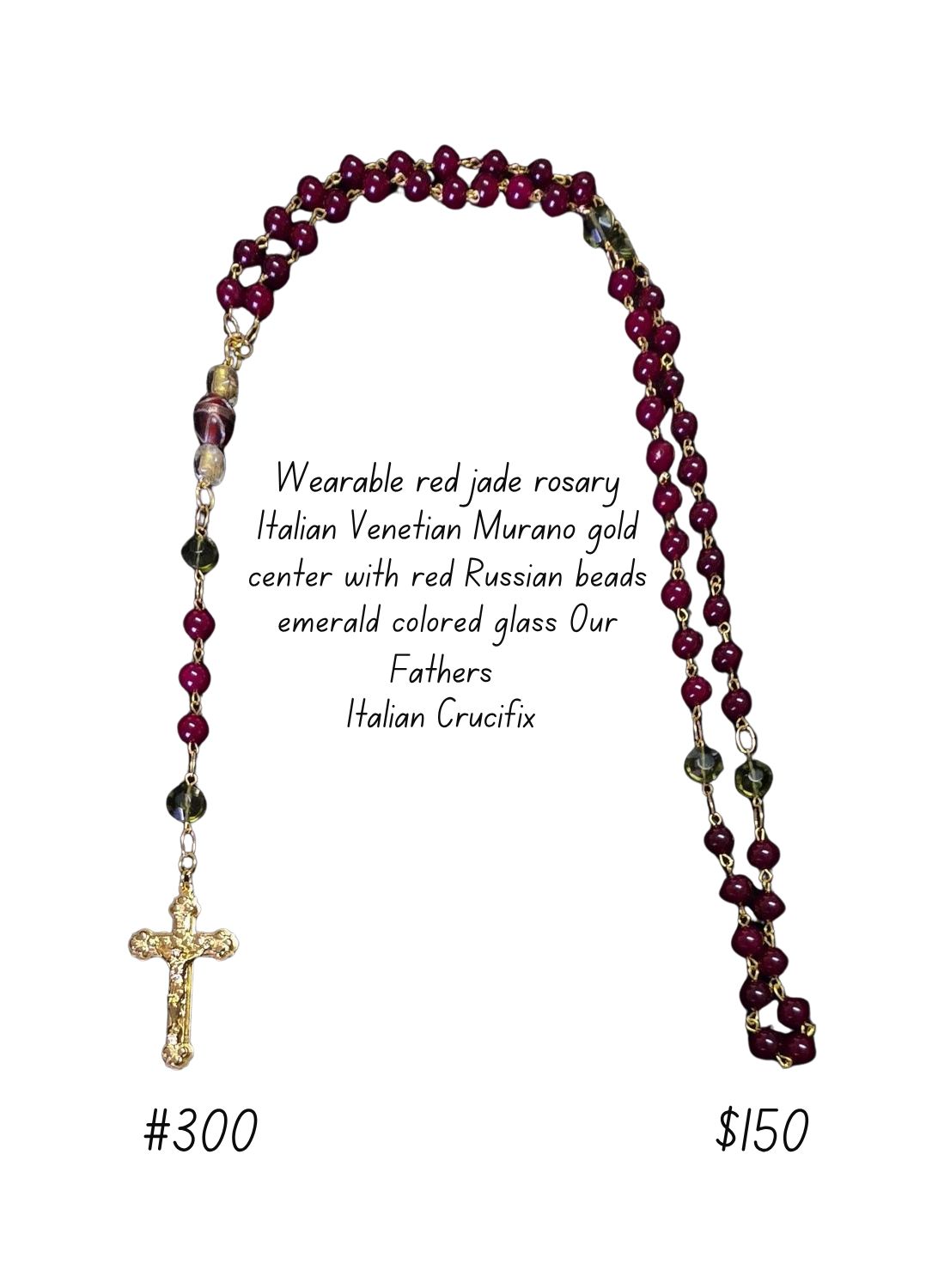 Our Father Italian Crucifix Rosary