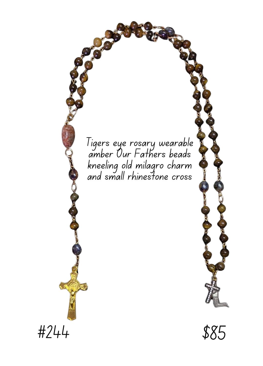 Tiger's Eye Rosary Tiger's Eye Rosary