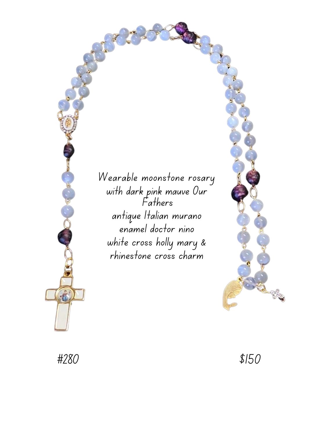 Moon Stone Rosary Moon Stone Rosary
