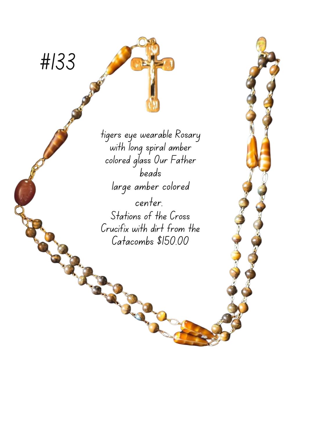 Tiger's Eye Rosary Tiger's Eye Rosary