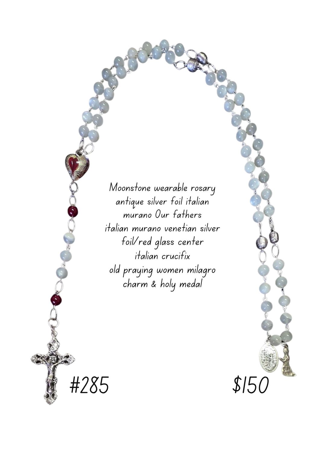 Moon Stone Rosary Moon Stone Rosary